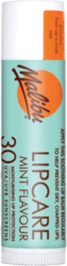 Балсам за устни Malibu Sun Stick SPF30 с аромат на мента