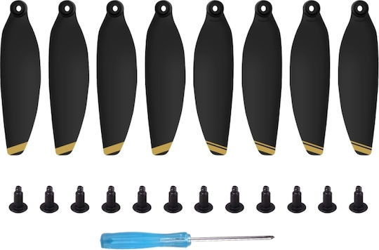 8 Pcs Set Sunnylife 4726f Low Noise Quick Release Wing Propellers for Dji Mini Se Mini 2 Mini 2 Se Gold