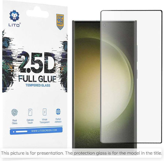 Lito 2.5D Full Glue Tempered Glass Μαύρο (Samsung Galaxy A16)
