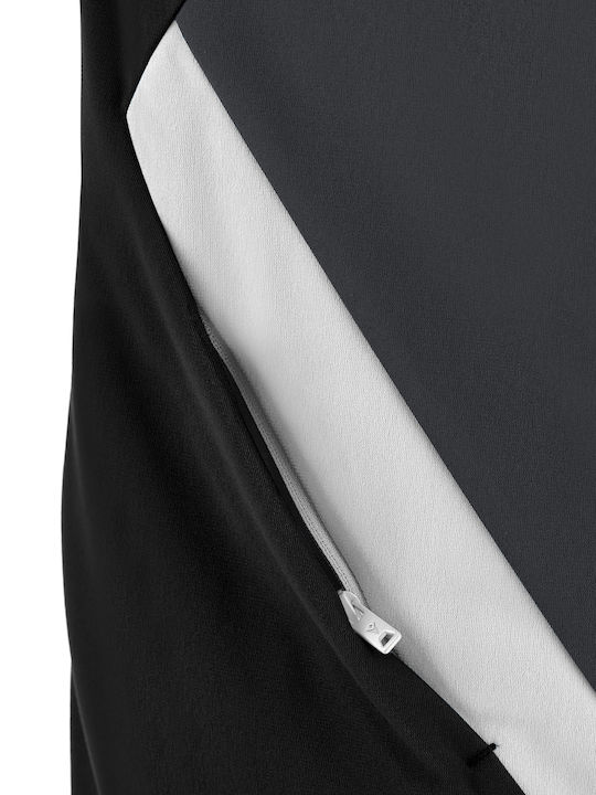 Men's Knitted Cardigan Black/white