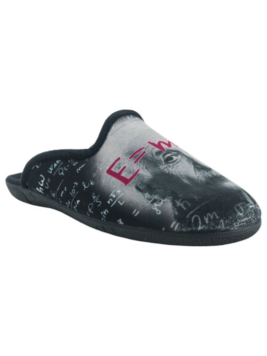 Adam's Shoes Men's Slipper Black