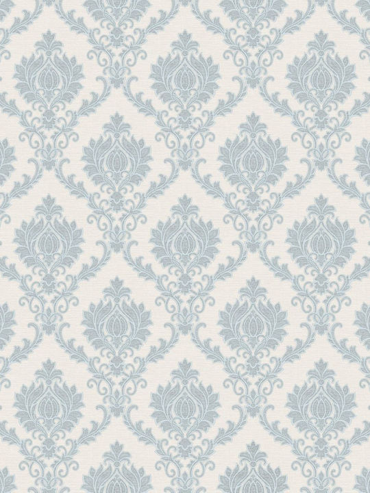 Wallpaper Damaschi Vinyl Blue L1005xW53cm