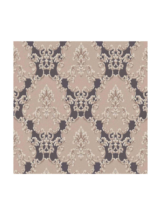 Wallpaper Vinyl Beige L1000xW53cm Washable