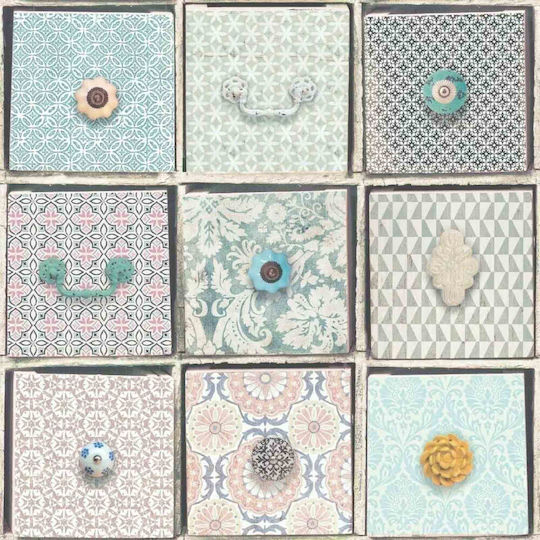 Φωτοταπετσαρία Τοίχου Drawers 1005x53cm