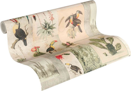 Wall Wallpaper Cacti - Toucan Vinyl 1000x53cm