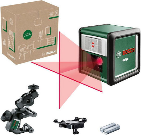 Bosch Quigo III Linear Laser-Wasserwaage 1.5V mit Arbeitsbereich 10m