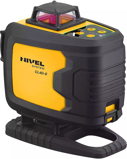 Nivel Γραμμικό Αλφάδι Laser Πράσινης Δέσμης 7.4V με Εύρος Εργασίας 60m