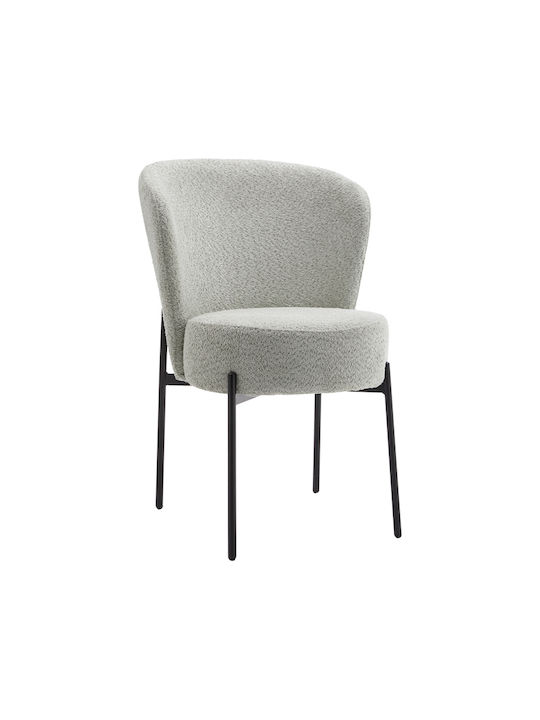 Houlian Dining Room Fabric Chair Grey 44x66x89cm