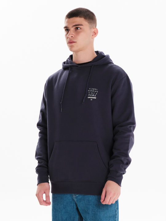 Emerson Sweatshirt Fleece with Hood Gray