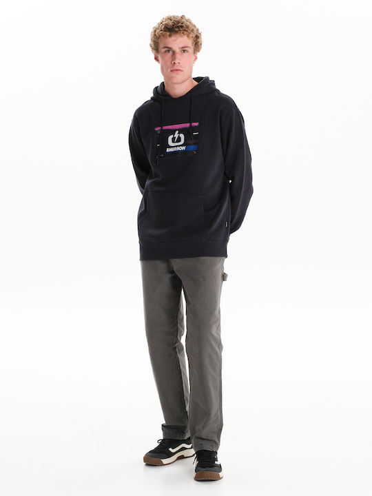 Sweatshirt Mit Kapuze Schwarz