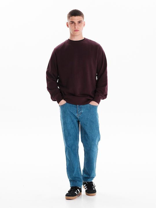 Sweatshirt Burgundisch