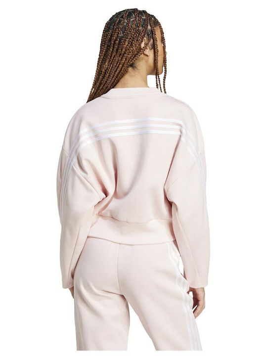 Adidas Future Icons 3-stripes Sweatshirt Women's Sweatshirt Pink