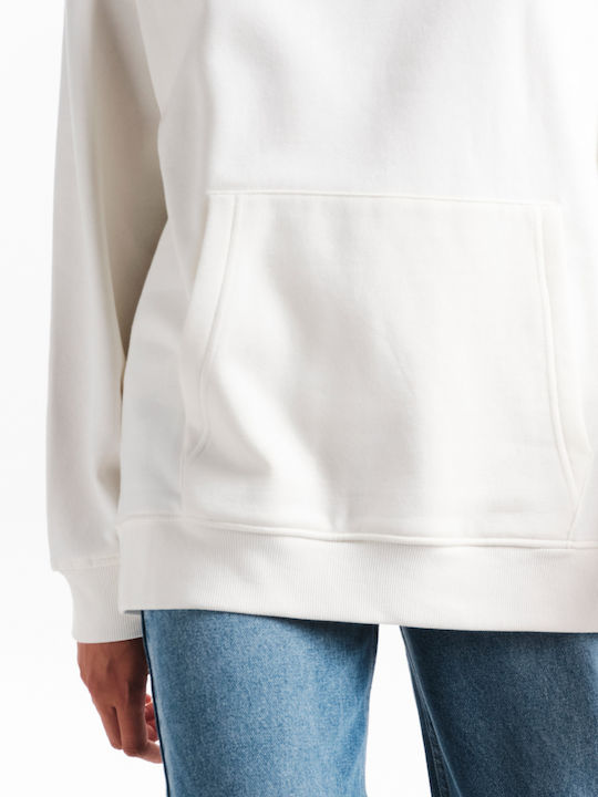 Women's Sweatshirt Hooded White