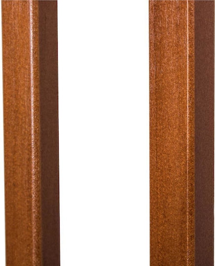 Ușă de siguranță din Metal în Culoare Maro 75x74cm 1buc