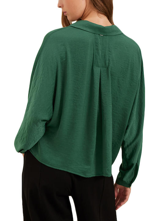 Women's Long Sleeve Shirt Green