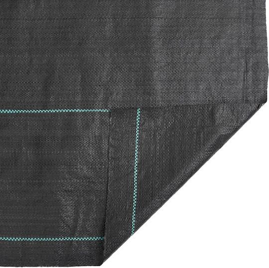 vidaXL 4005174 Ground Cover Fabric 100gr/m² 0.5x50m Black