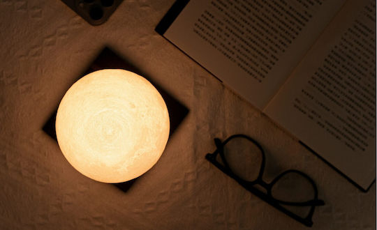 Gingko Διακοσμητικό Φωτιστικό Smart Θερμό Λευκό Moon Light