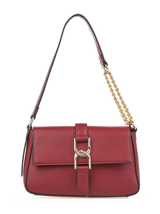 Verde Women's Bag Shoulder Burgundy