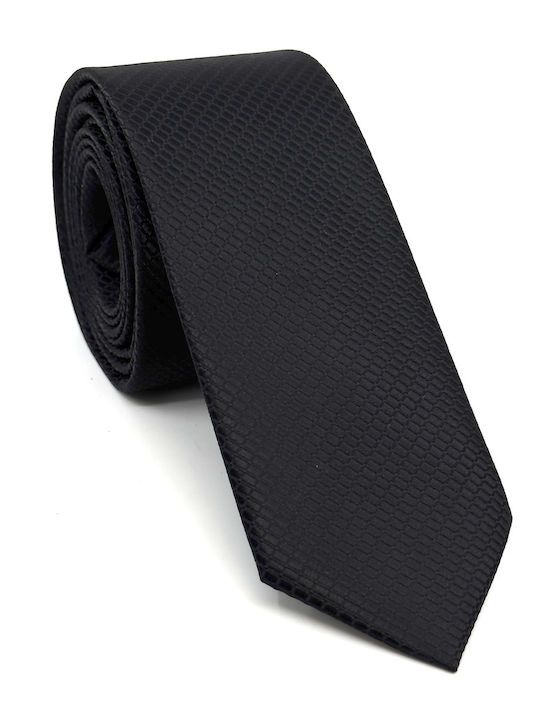 Legend Accessories Σετ Ανδρικής Γραβάτας σε Μαύρο Χρώμα