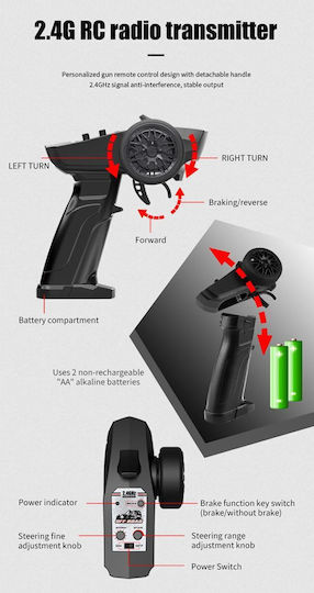 Mic Land Rover Defender Nou Controlat de la Distanță Caroserie Metalică Simulare Completă Controler de Viteză Analogic Luminile Ușilor Deschise Sg Pinecone Forest 2402