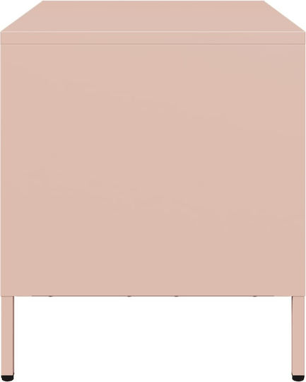 Έπιπλο Τηλεόρασης Μεταλλικό Ροζ Μ68xΠ39xΥ43.5cm