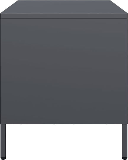 TV-Ständer Aus Metall Anthrazit M68xT39xH43.5cm