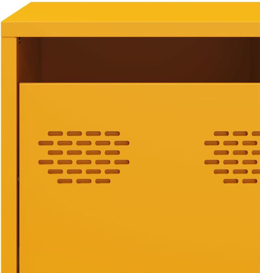 TV-Ständer Metall Senfgelb M101.5xP39xH43.5cm