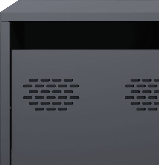 TV-Ständer Aus Metall Anthrazit M68xT39xH43.5cm