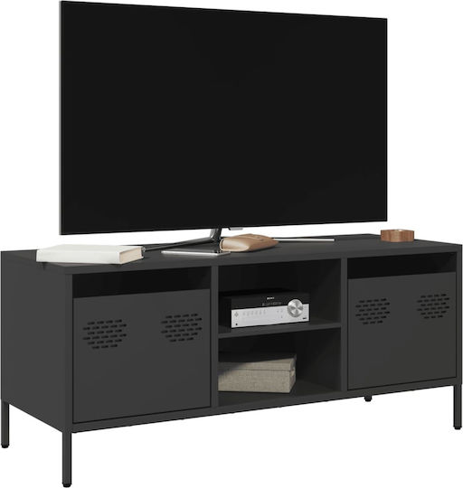 Metal TV Stand Black M101.5xD39xH43.5cm