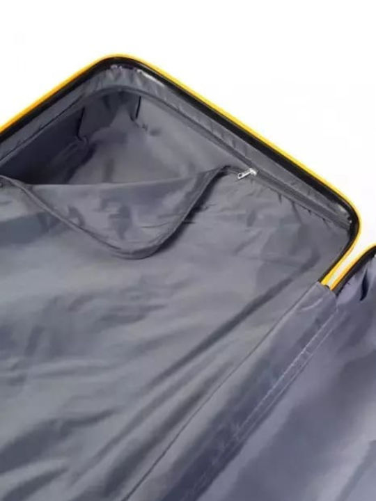 CAT Nested Large Travel Suitcase Hard Black with 4 Wheels Height 70cm 84379-01