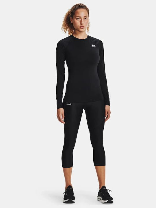 Women's Sports Long Sleeve Fast Drying Black Blouse