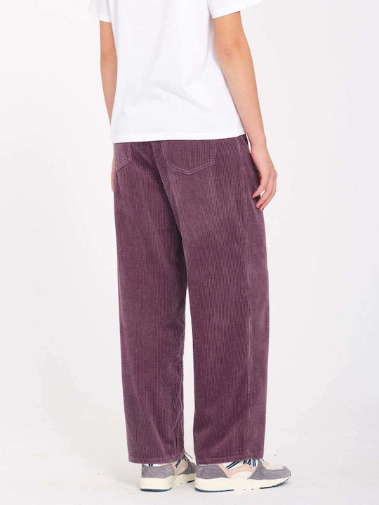 Weellow Γυναικείο Jean Παντελόνι σε Loose Εφαρμογή Vintage Violet