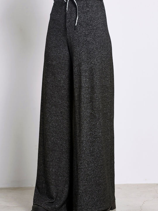 Women's Fabric Trousers Black