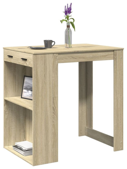 Table Bar Wooden Sonoma Oak 102x70x103.5cm