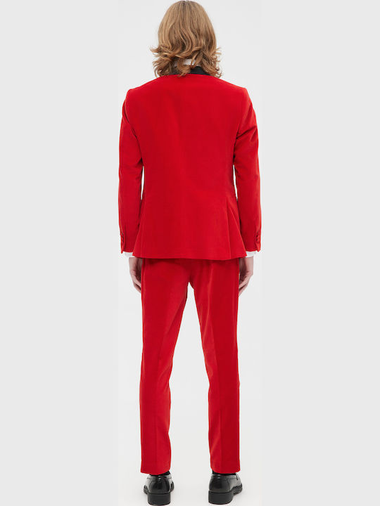 Winter Herrenanzug Red