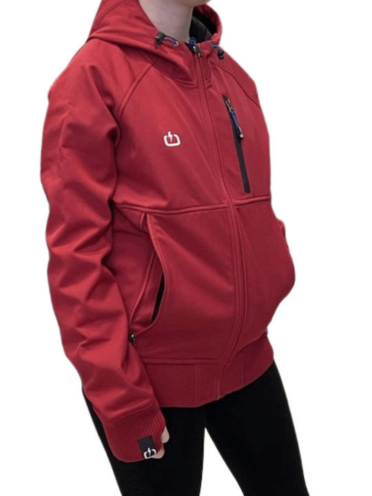 Jacke Bomber Wasserdicht und Winddicht Berry