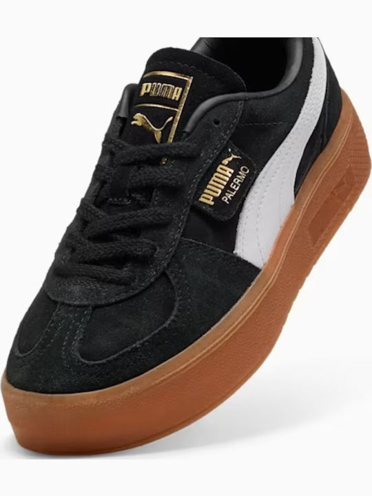 Palermo Elevata Flatforms Sneakers Black
