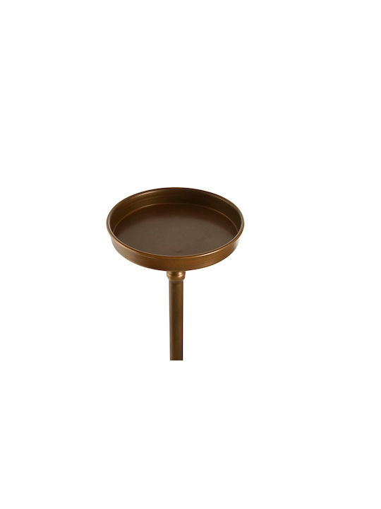 Home Esprit Candle Holder Gold Metal 21 X 21 X 78 Cm