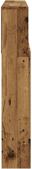 vidaXL Hölzernes Kopfstütze für Betten Braun 120x103,5cm