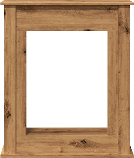 vidaXL Ξύλινη Πρόσοψη Τζακιού 75x87.5cm
