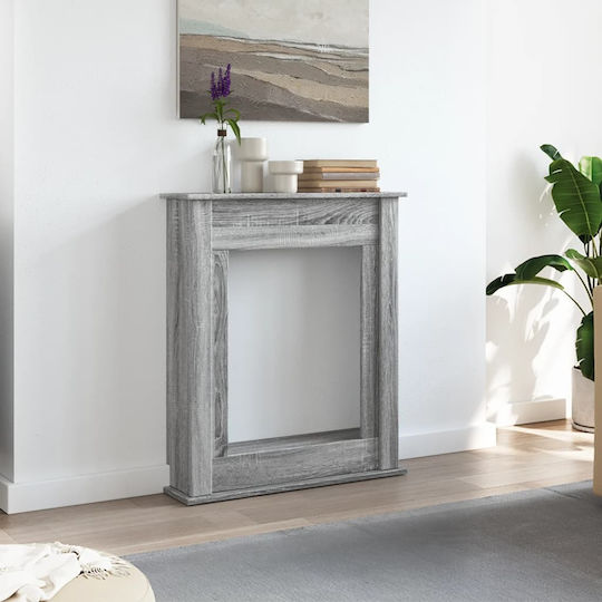 vidaXL Ξύλινη Πρόσοψη Τζακιού 75x87.5cm