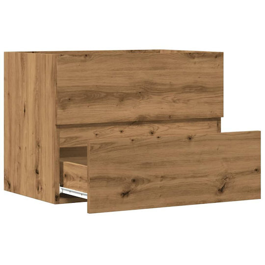 vidaXL Шкаф без Мивка Д60xШ38.5xВ45см Oaks