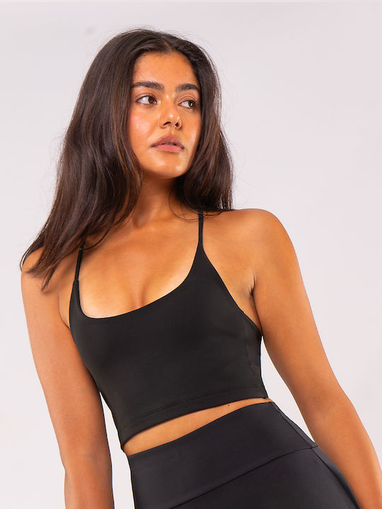 Women's Sports Bra without Padding Black