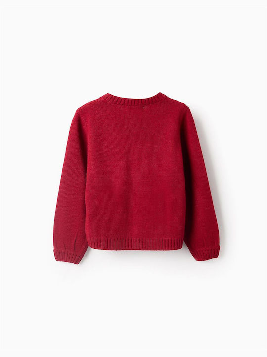 Zippy Children's Sweater Long Sleeve red