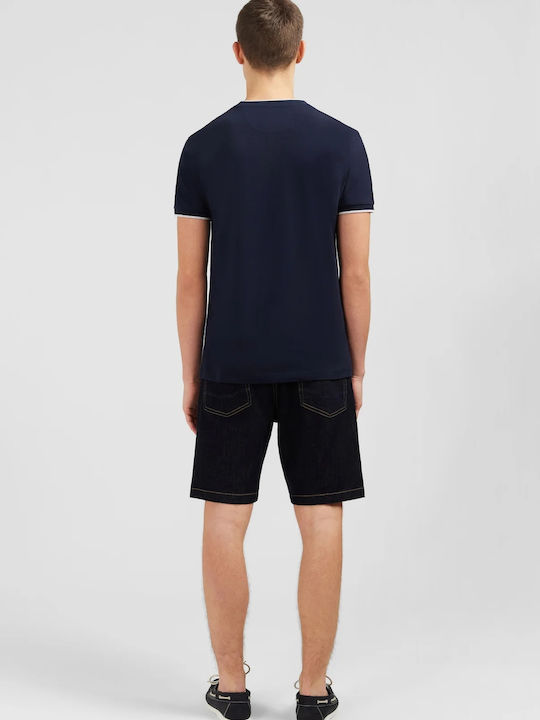 Eden Park Men's Short Sleeve T-shirt Dark Blue