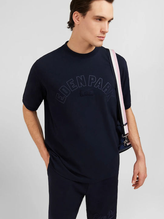 Eden Park Herren T-Shirt Kurzarm Dark Blue