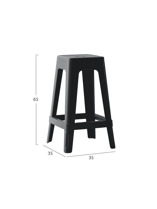 Stool Outdoor Ζεβ Black