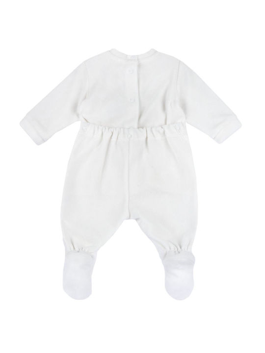 Chicco Baby Bodysuit Velvet Ecru