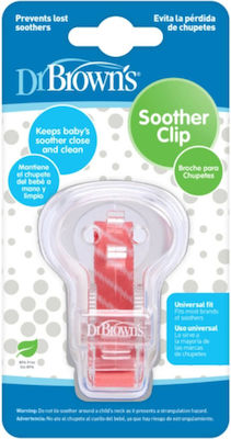 Dr. Brown's Ribbon Pacifier made of Fabric Polka dots Pink