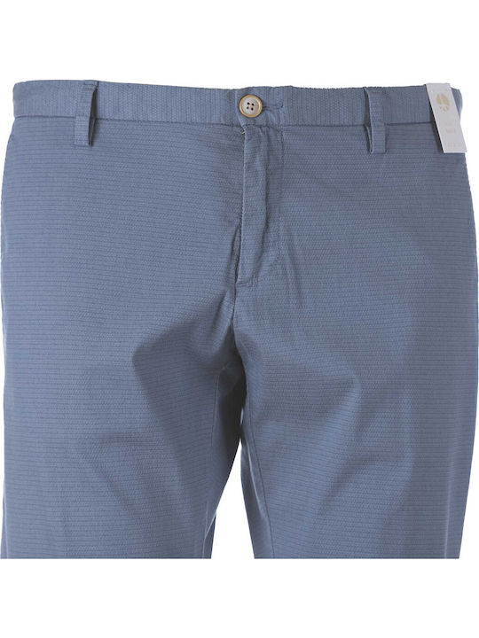 Pantaloni cu Croială Slim Albastru